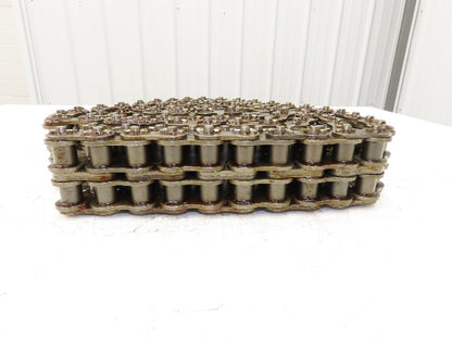 Tsubaki RS100-2 #100 Double Roller Chain W/Connecting Link 10 Feet Length