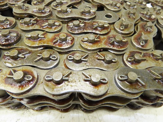 Tsubaki RS100-2 #100 Double Roller Chain W/Connecting Link 10 Feet Length