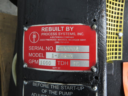 Johnston 1-12GMC Vertical Turbine Pump 8"x 64"L Immersion 1000 GPM 70'TDH 96"OAL