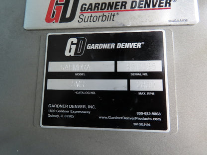 Gardner Denver Sutorbilt Positive Displacement Blower 5MR 15Hp Una Din Hopper