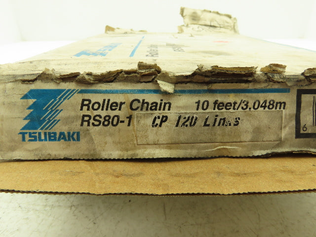 Tsubaki RS80-1CP #80 Roller Chain Cotter Pin 9 Foot Length