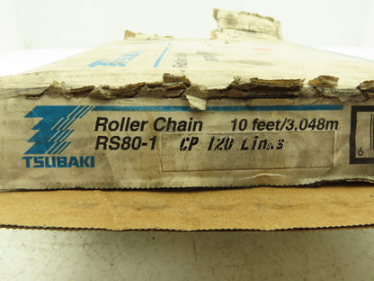 Tsubaki RS80-1CP #80 Roller Chain Cotter Pin 9 Foot Length