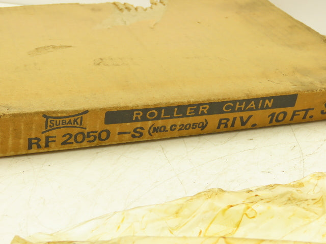 Tsubaki RF2050-S Roller Chain Double Pitch 10 Foot Length
