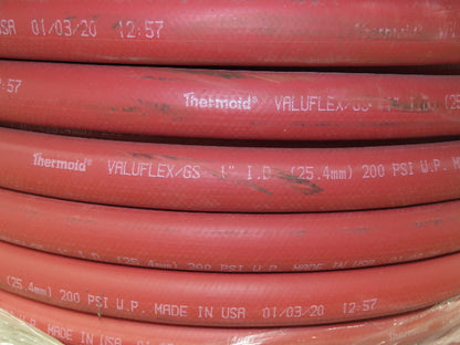 Thermoid 00700005916 Valuflex/GS 1" Multi-Purpose Rubber Hose 200psi 300' Spool