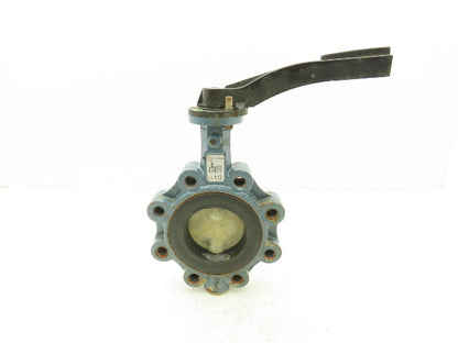 Ebro Z014-A 3" Lug Butterfly Valve DN80 CF8M Stainless Disc Resilient Seat