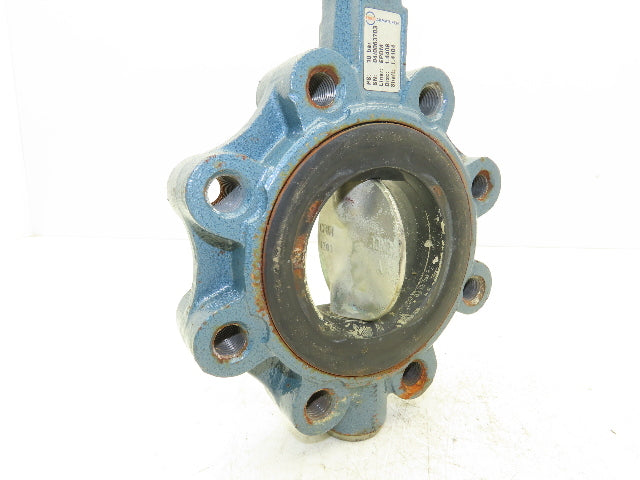 Ebro Z014-A 3" Lug Butterfly Valve DN80 CF8M Stainless Disc Resilient Seat