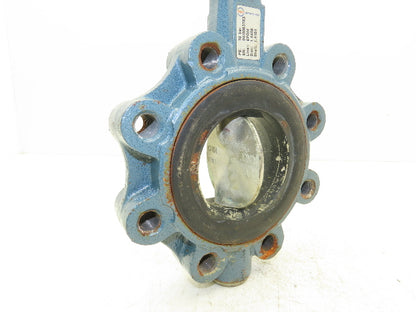 Ebro Z014-A 3" Lug Butterfly Valve DN80 CF8M Stainless Disc Resilient Seat