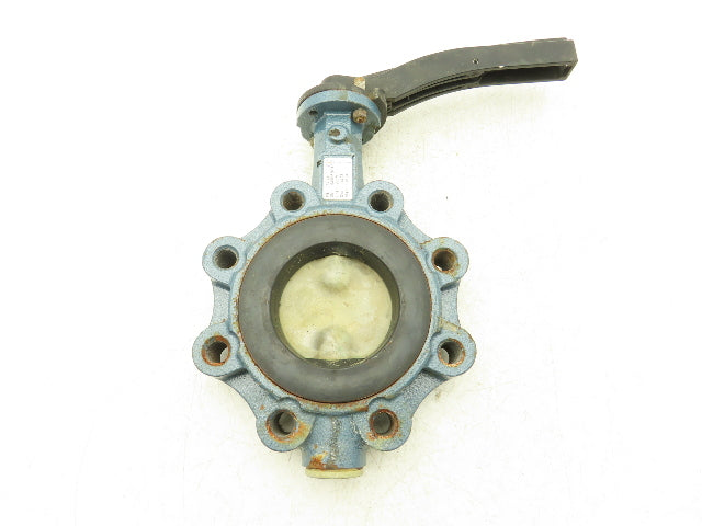 Ebro Z014-A 3" Lug Butterfly Valve DN80 CF8M Stainless Disc Resilient Seat