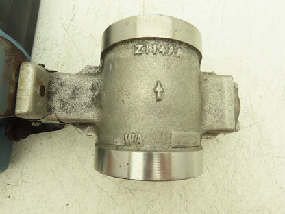 Neles R11LA02CJJL Wafer V-Port 2" Stainless Ball Valve B1634 300 Max 400PSI