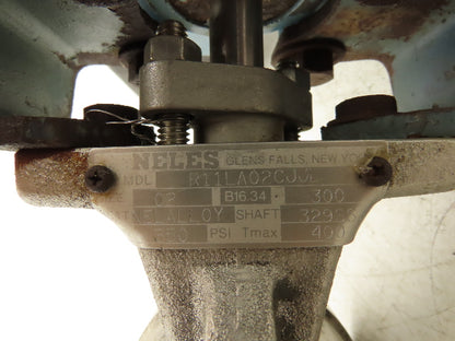 Neles R11LA02CJJL Wafer V-Port 2" Stainless Ball Valve B1634 300 Max 400PSI