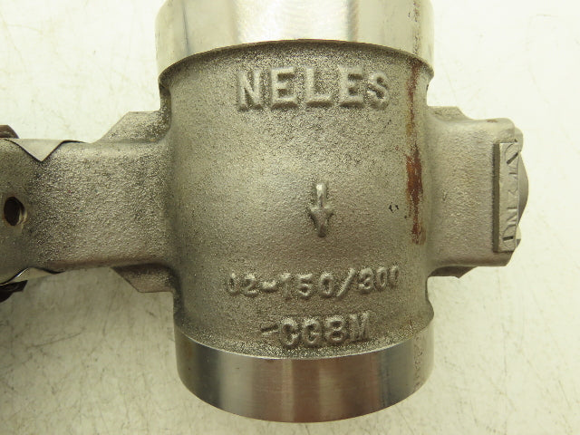 Neles R11LA02CJJL Wafer V-Port 2" Stainless Ball Valve B1634 300 Max 400PSI