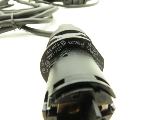 Wieland RST2013 Cable Mount Connector Female 250V 20A 3 Pin 7-8' Cord Lot Of 5