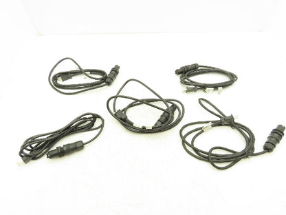 Wieland RST2013 Cable Mount Connector Female 250V 20A 3 Pin 7-8' Cord Lot Of 5