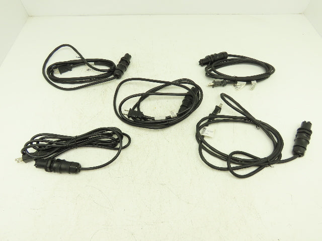 Wieland RST2013 Cable Mount Connector Female 250V 20A 3 Pin 7-8' Cord Lot Of 5