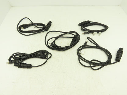 Wieland RST2013 Cable Mount Connector Female 250V 20A 3 Pin 7-8' Cord Lot Of 5