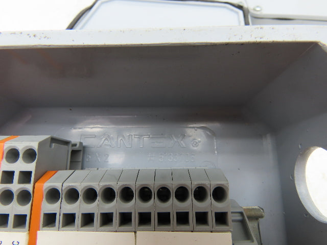 Cantex 5133706 PVC Junction Box 5x5x2 NEMA 4X W/Terminal Block Lot Of 6