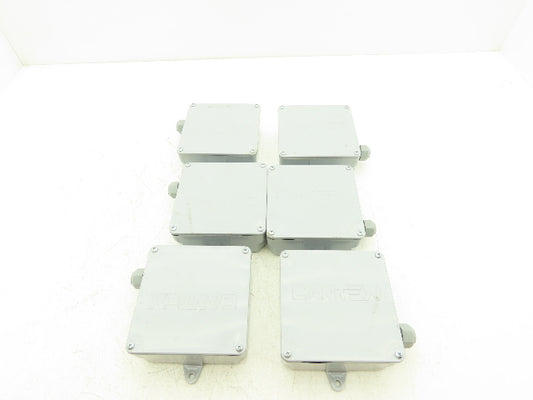Cantex 5133706 PVC Junction Box 5x5x2 NEMA 4X W/Terminal Block Lot Of 6