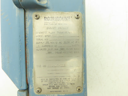 Rosemount 8712C R12B6N6 Magnetic Flow Transmitter 115V Smart Family NEMA 4X