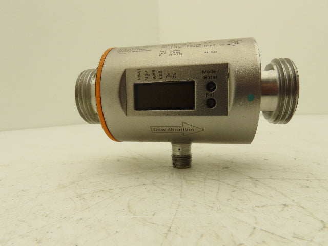 IFM SM8004 1" Magnetic Flow Meter Digital Sensor 100 LPM SMR11GGX50KG/US100