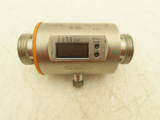 IFM SM8004 1" Magnetic Flow Meter Digital Sensor 100 LPM SMR11GGX50KG/US100