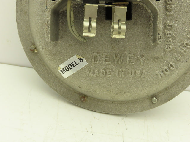 Dewey Model B Vacuum Air Pressure Safety Switch Cast Aluminum