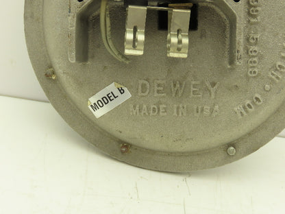 Dewey Model B Vacuum Air Pressure Safety Switch Cast Aluminum