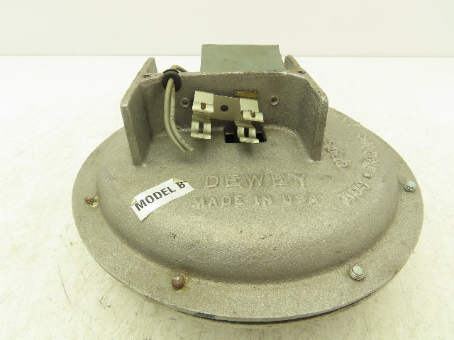 Dewey Model B Vacuum Air Pressure Safety Switch Cast Aluminum