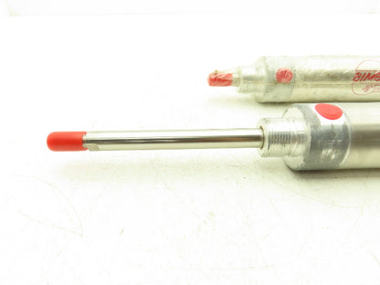 Bimba N/A Pneumatic Air Cylinder 2" Bore 3-3/4" Stroke 5/8" Rod Lot of 2