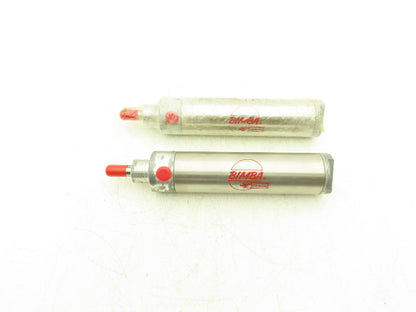 Bimba N/A Pneumatic Air Cylinder 2" Bore 3-3/4" Stroke 5/8" Rod Lot of 2
