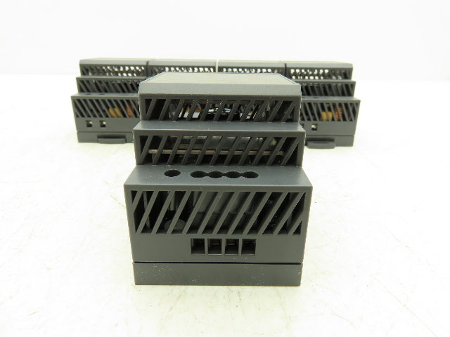 MW HDR-60-24 Power Supply DIN Rail 100-240VAC Input 24VDC 2.5A Output Lot Of 5