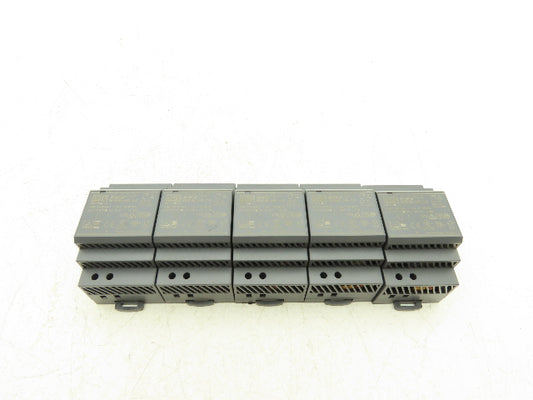 MW HDR-60-24 Power Supply DIN Rail 100-240VAC Input 24VDC 2.5A Output Lot Of 5