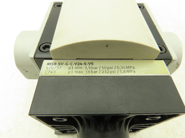 Festo MS9-SV-G-C-V24-S-VS Soft Start Quick Exhaust Valve 1.5"NPT 24VDC