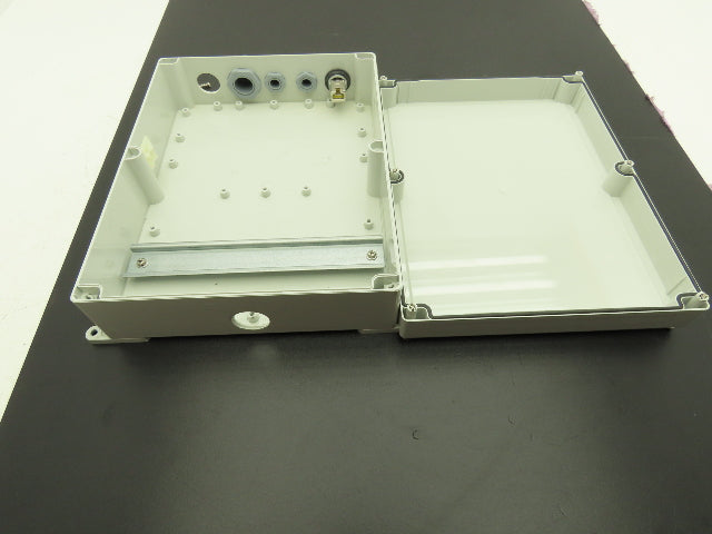 11x9x3 Enclosure 11.5"x9"x3" O Ring Gasket DIN Rail Made Of ABS Lot Of 4