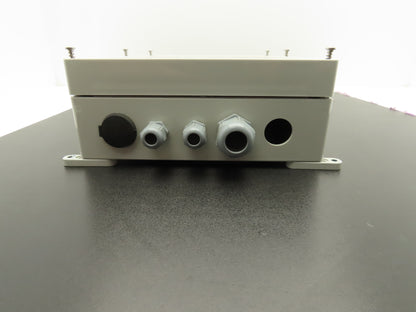 11x9x3 Enclosure 11.5"x9"x3" O Ring Gasket DIN Rail Made Of ABS Lot Of 4