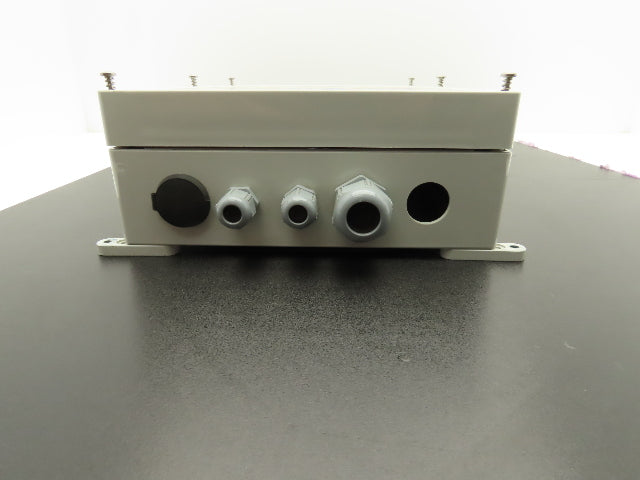 11x9x3 Enclosure 11.5"x9"x3" O Ring Gasket DIN Rail Made Of ABS Lot Of 4