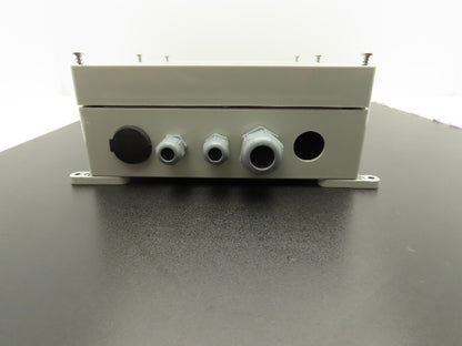 11x9x3 Enclosure 11.5"x9"x3" O Ring Gasket DIN Rail Made Of ABS Lot Of 4