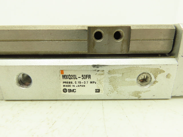 SMC MXQ20L-50FR Pneumatic Air Slide Table Guide Cylinder 20mm Bore 50mm Stroke