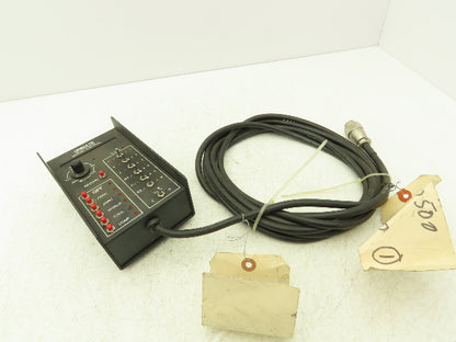 Unimate 350-0410 Robot Teach Pendant Manual Control 10' Cord Rev C PUM 350-0100