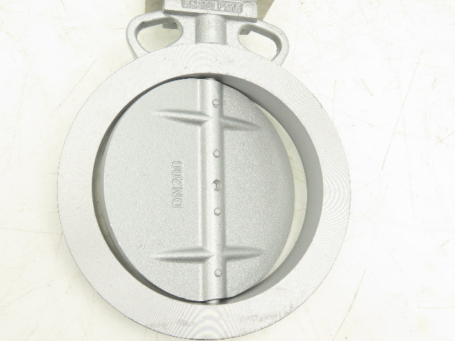 ARIS DN200 PN16 Wafer Butterfly Valve Cast Iron 8" ARIS Actuator W/ Mount