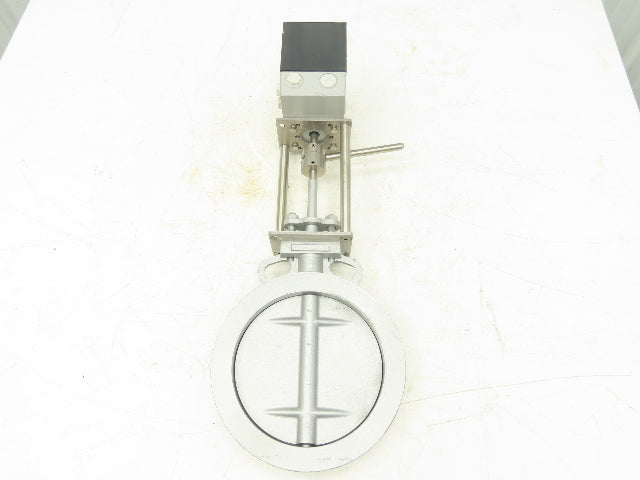 ARIS DN200 PN16 Wafer Butterfly Valve Cast Iron 8" ARIS Actuator W/ Mount