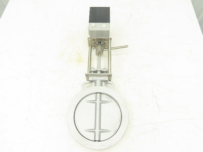 ARIS DN200 PN16 Wafer Butterfly Valve Cast Iron 8" ARIS Actuator W/ Mount