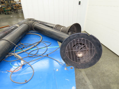 Donaldson Trunk 2000 Torit Fume Collector Ex-Arms 2 Station Trunkline 5Hp 890CFM