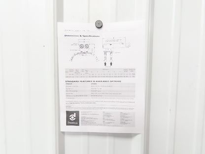 Donaldson Trunk 2000 Torit Fume Collector Ex-Arms 2 Station Trunkline 5Hp 890CFM