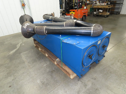 Donaldson Trunk 2000 Torit Fume Collector Ex-Arms 2 Station Trunkline 5Hp 890CFM