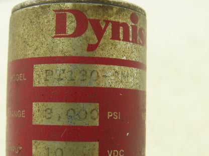 Dynisco PT130-3M Hydraulic Pressure Transducer Sensor 3000 PSI 10VDC