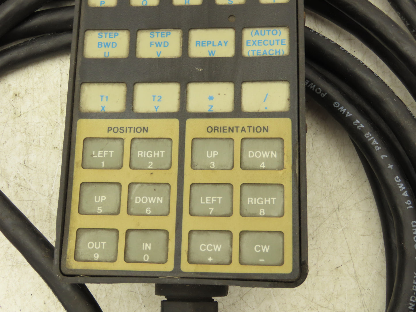 Cincinnati Milacron 3-424-1993A CNC HMI Teach Pendant Operator Control 25' Cord