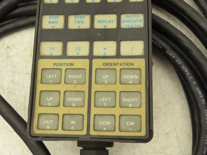 Cincinnati Milacron 3-424-1993A CNC HMI Teach Pendant Operator Control 25' Cord