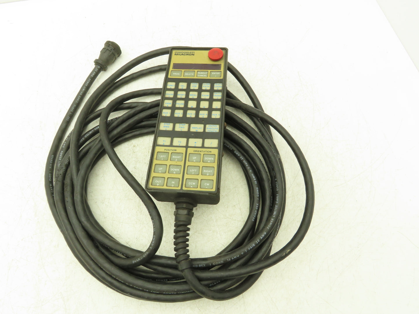 Cincinnati Milacron 3-424-1993A CNC HMI Teach Pendant Operator Control 25' Cord