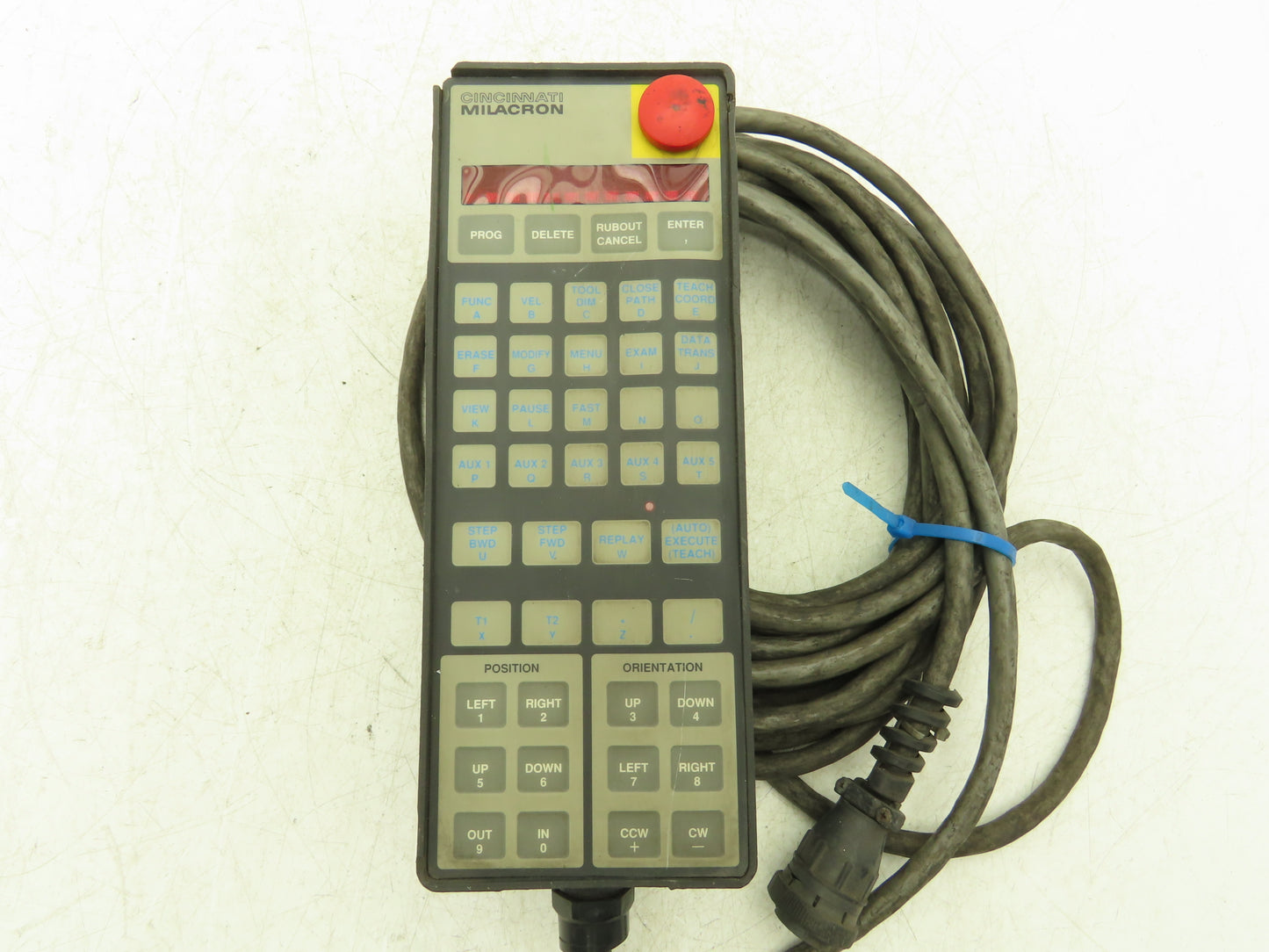 Cincinnati Milacron 3-424-1993A CNC HMI Teach Pendant Operator Control 20' Cord