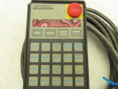 Cincinnati Milacron 3-424-1993A CNC HMI Teach Pendant Operator Control 20' Cord